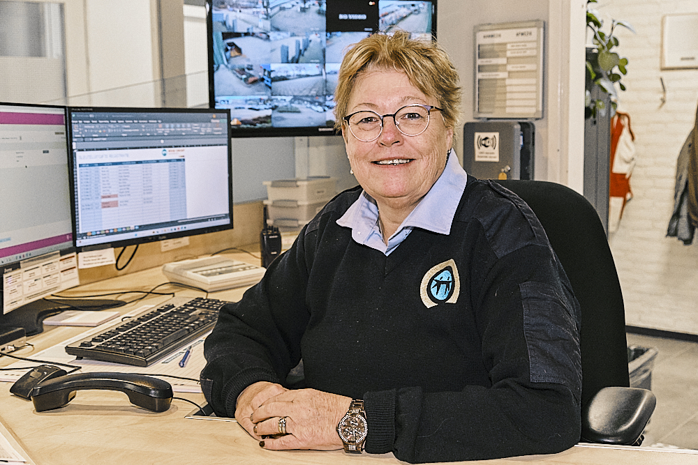 Receptioniste Eveline terug van weggeweest