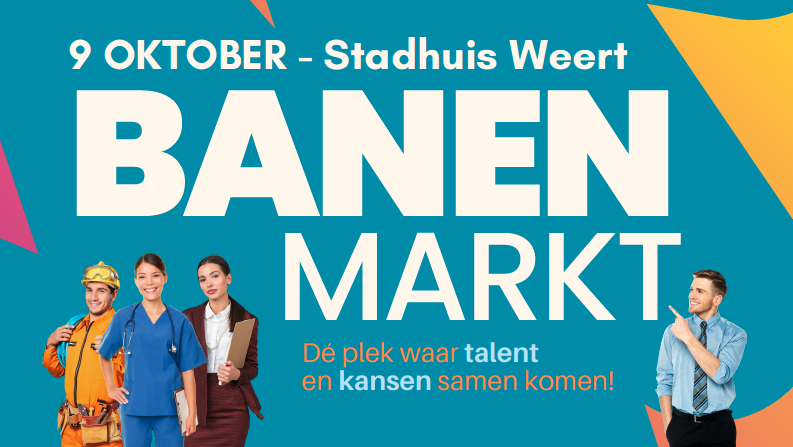 Kom jij naar de banenmarkt op 9 oktober?
